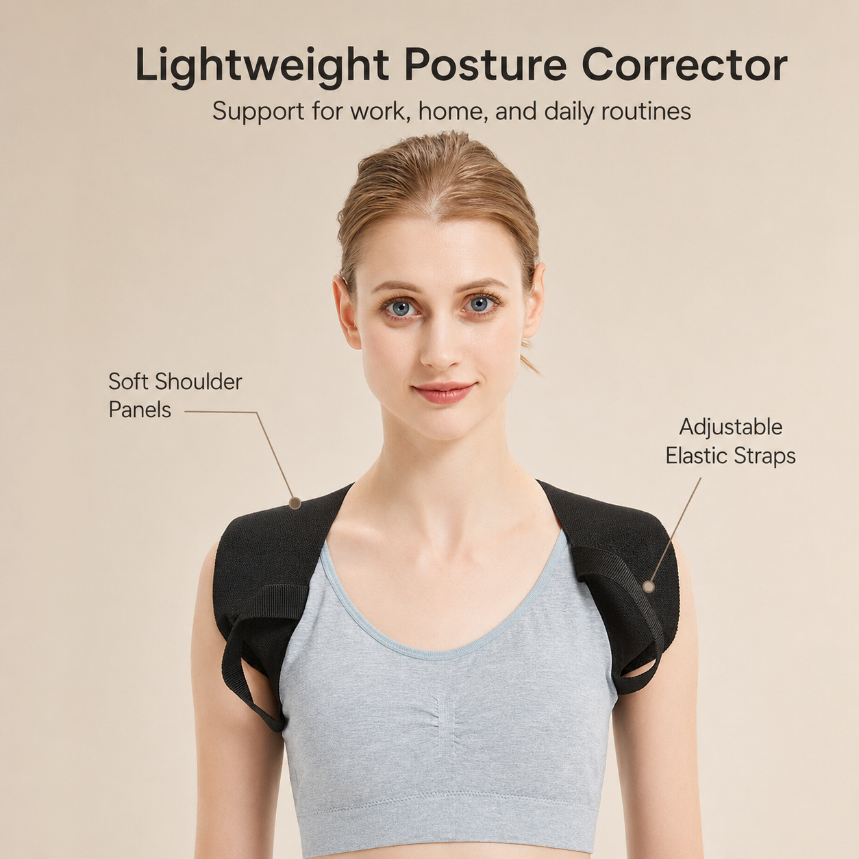 Adjustable Posture Support Strap
