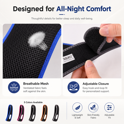 Adjustable Anti-Snoring Chin Strap