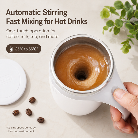 Automatic Self-Stirring Coffee Mug
