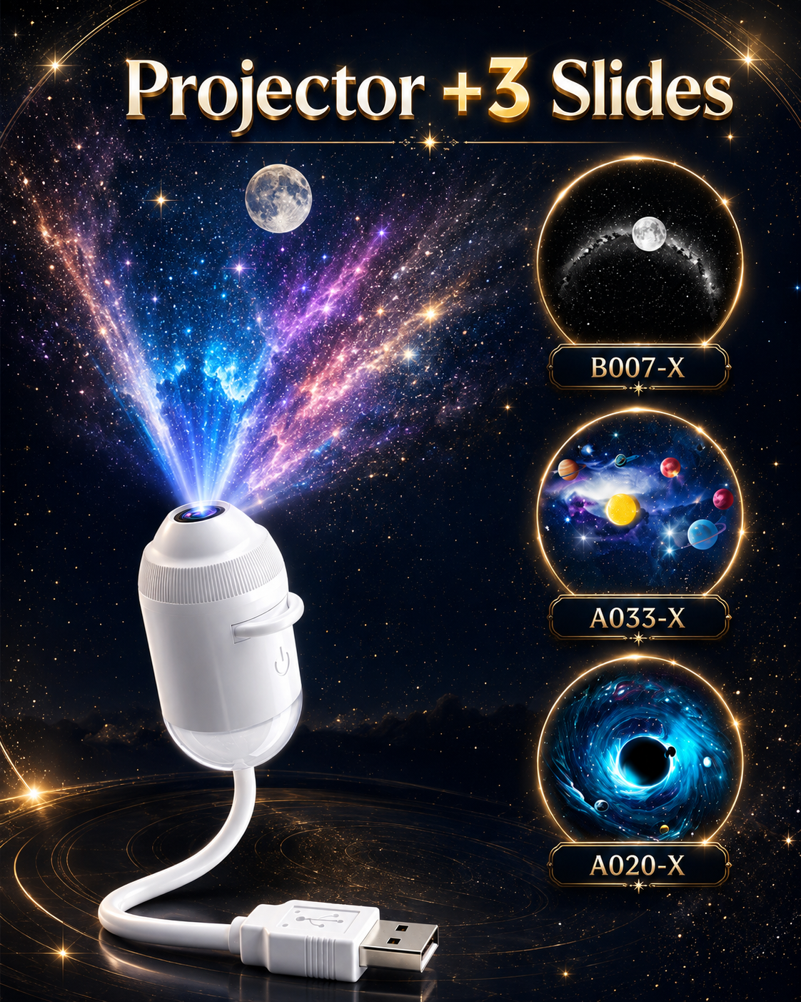 Projector +3 Slides