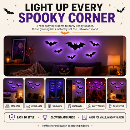 Glow Bat Wall Lights Ⅱ