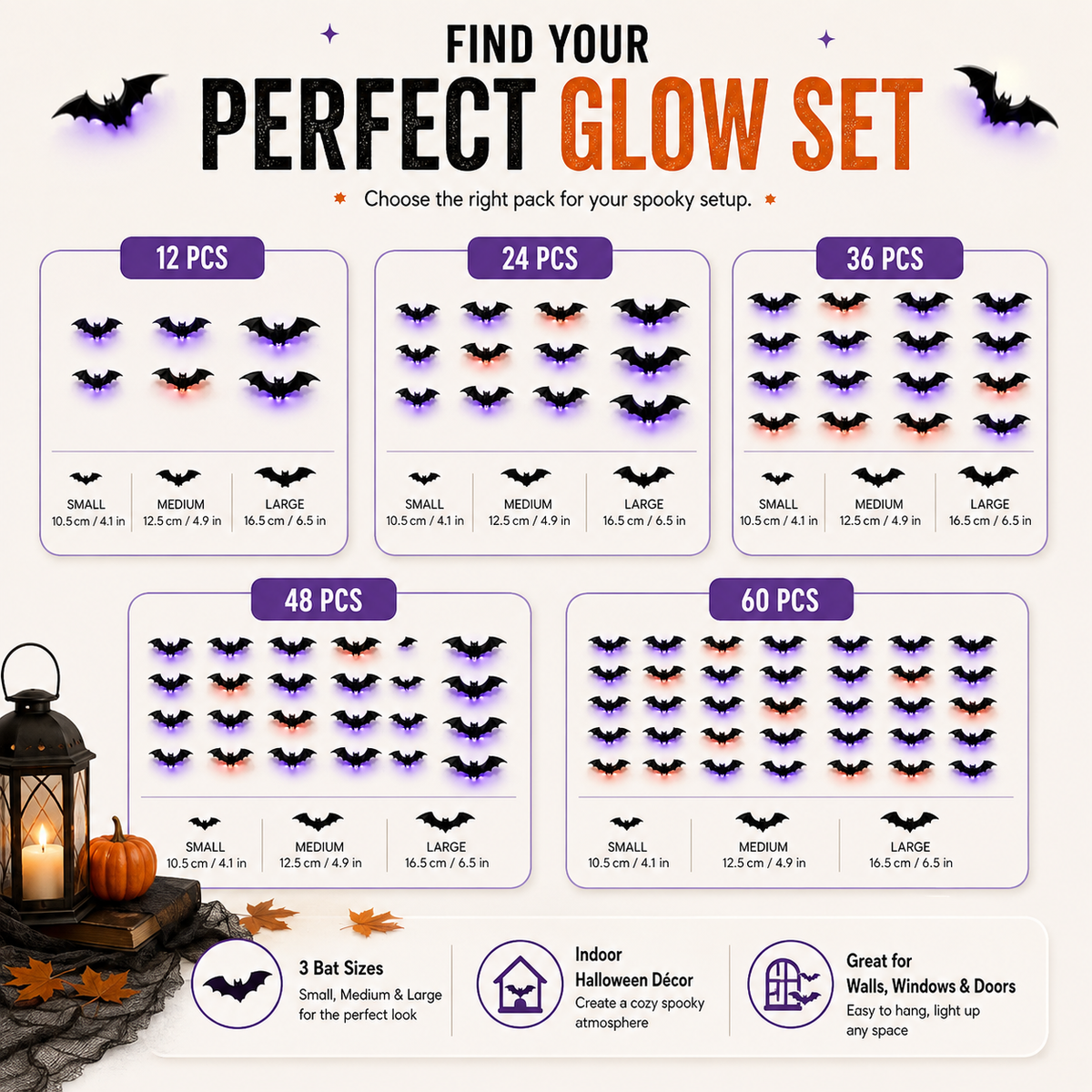 Glow Bat Wall Lights Ⅱ