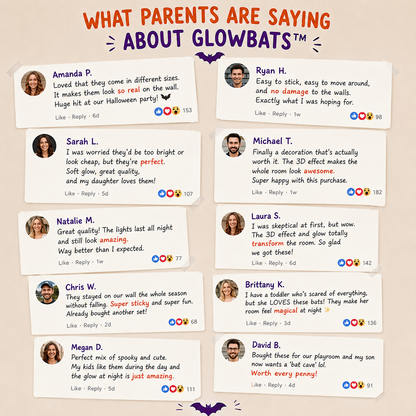 Glow Bat Wall Lights Ⅱ